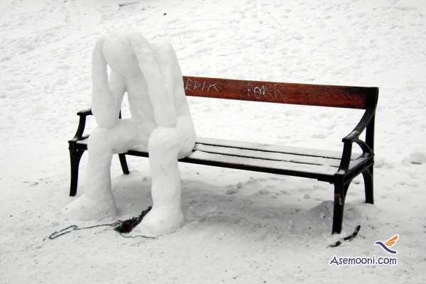 عکس آدم برفی های زیبا و عجیب