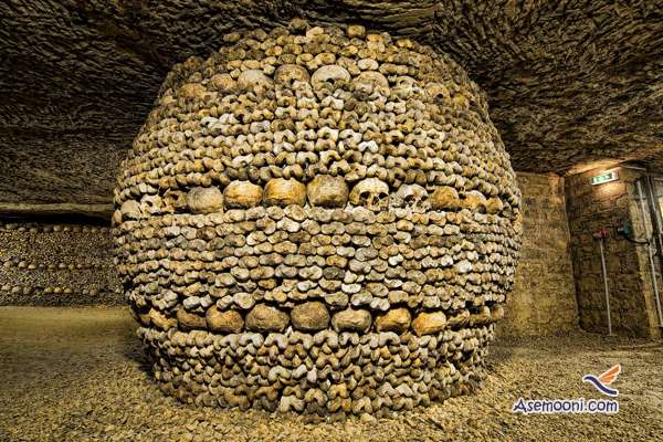 Paris Catacombs Bone Column