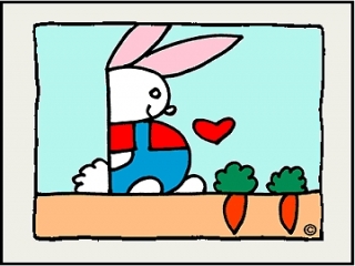 آموزش نقاشی بامزه خرگوش تپل