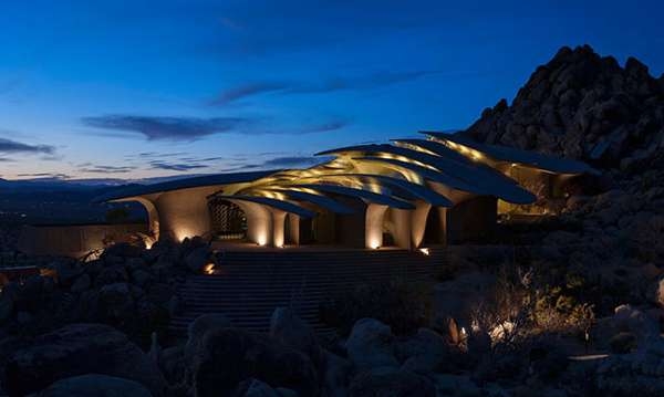 عکس هایی از ویلای کویری زیبا در کالیفرنیا