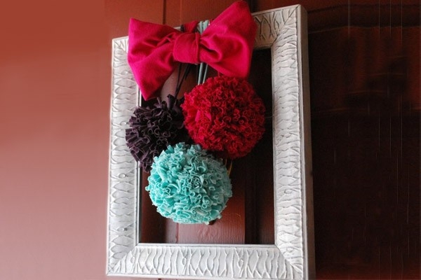 ساخت آویز تزیینی زیبا با پارچه