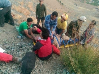 چترباز تهرانی پس از سقوط از مرگ نجات یاف