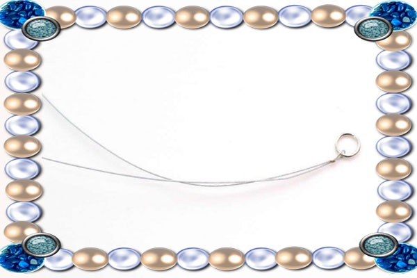 Making beautiful pearl necklace(1)