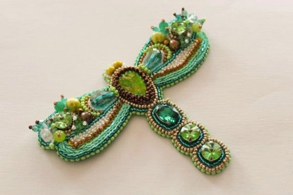 ساخت سنجاق سینه زیبا به شکل سنجاقک