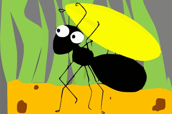 شعر کودکانه مورچه سیاه کوچولو