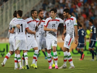 پیروزی ملی پوشان فوتبال ایران برابر هند