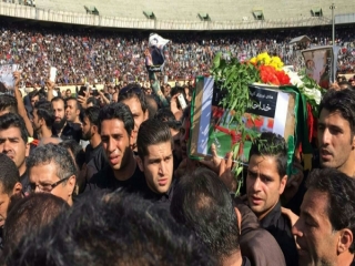 مراسم وداع با هادی نوروزی در آزادی