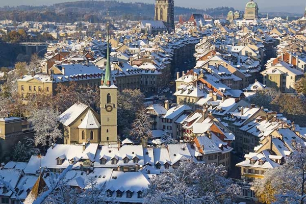 Spectacular images of towns and villages in the Christmas mood