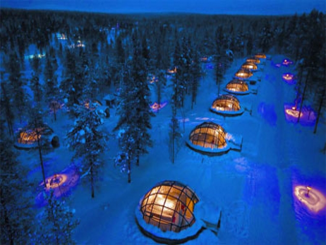 روستای اسکیمو در فنلاند