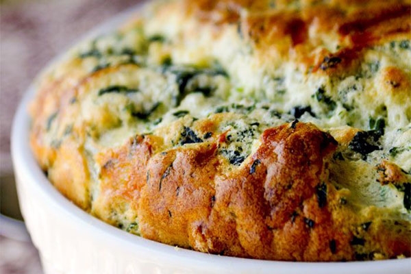 سوفله بادمجان با سویا