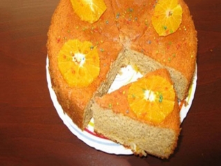 کیک بهارنارنج و پرتغال