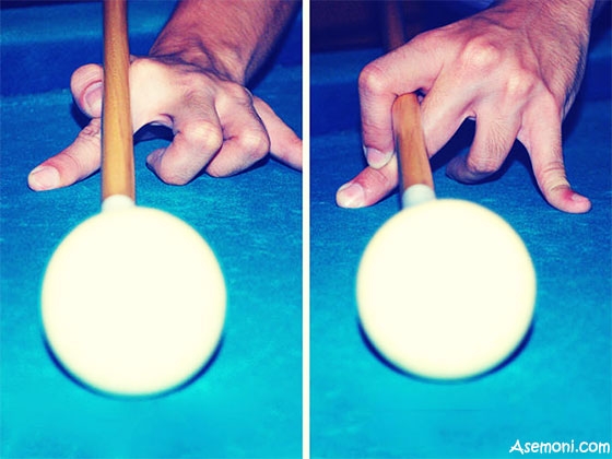 نحوه گرفتن صحیح چوب بیلیارد