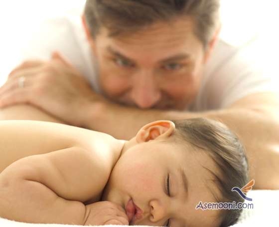 عکس هایی از عشق پدر به فرزند