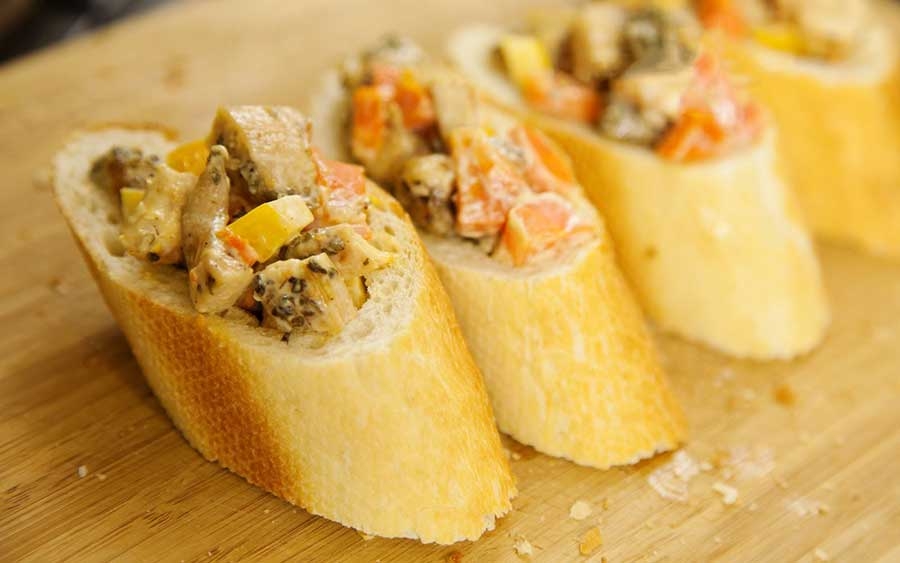 یک اسکن خوراکی : اسکن مرغ و شوید