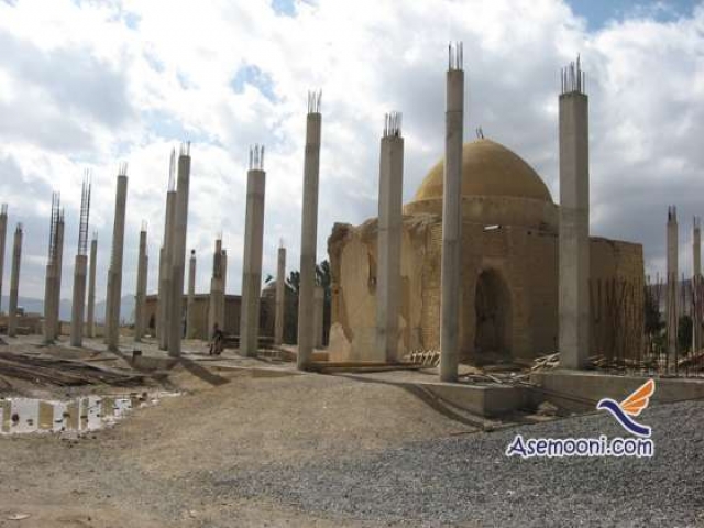 تخریب کامل بنای ایلخانی امامزاده ساره مریم