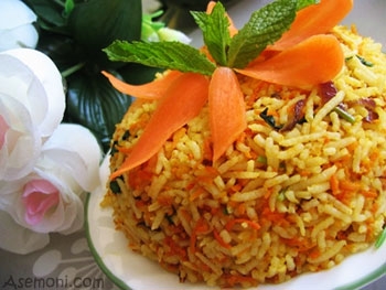 طرز تهیه هویج پلو