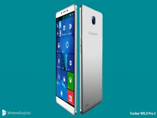 فانکر از تلفن هوشمند W6.0 Pro 2 با سیستم عامل ویندوز 10 رونمایی کرد