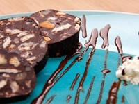 رولت بیسکویت شکلاتی