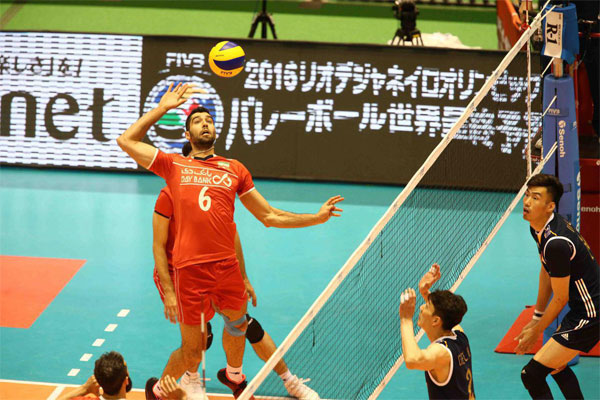 Iran 2 - China 1, only one set to Rio (4) Iran 2 - China 1, only one set to Rio (4)