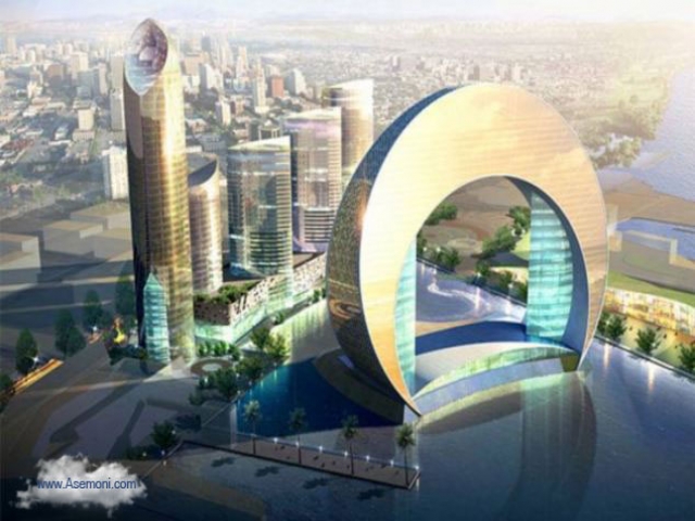 هتلی به شکل هلال ماه در آذربایجان