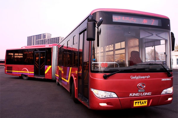 نقشه خطوط اتوبوس های تندرو BRT تهران