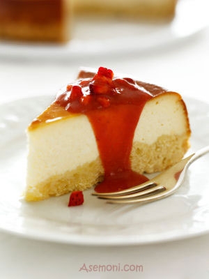 طرز تهیه کیک پنیری