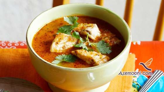 طرز تهیه سوپ ماهی زعفرانی