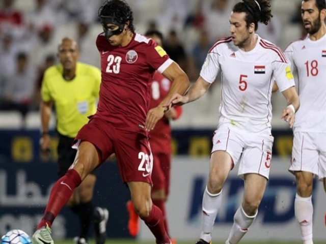 تیم ملی فوتبال قطر برابر سوریه به پیروزی رسید