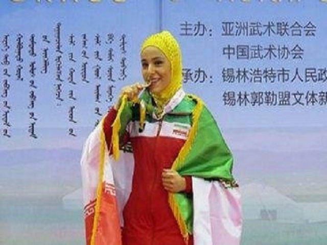 چهارمین طلای ایران در ووشو قهرمانی جوانان جهان/ زهرا کیانی قهرمان شد