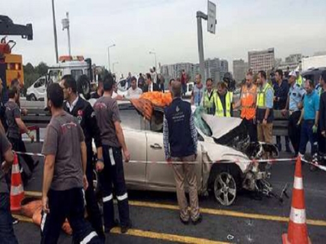جان باختن یک ایرانی در سانحه رانندگی در استانبول