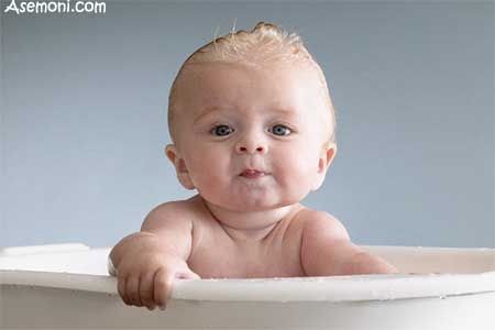 عکس از حموم رفتن بچه ها