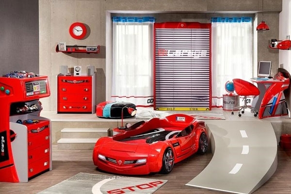 تزیین و دیزاین اتاق نوزاد پسر