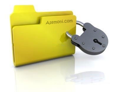 قفل کردن فایل و فولدرهای شخصی بدون نرم افزار