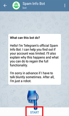 ریپورت در تلگرام