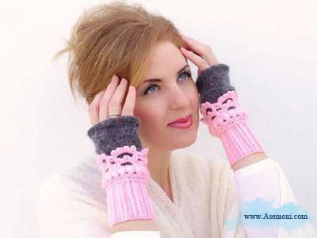 عکس از شال، کلاه و دستکش زنانه عکس از شال، کلاه و دستکش زنانه