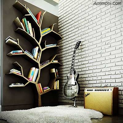 دکوراسیون اتاق مخصوص کتاب و کتابخانه