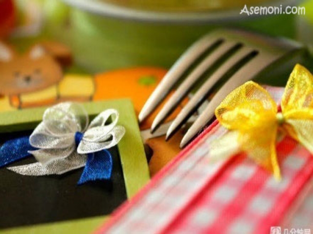 ساخت پاپیون برای کارت پستال ساخت پاپیون برای کارت پستال