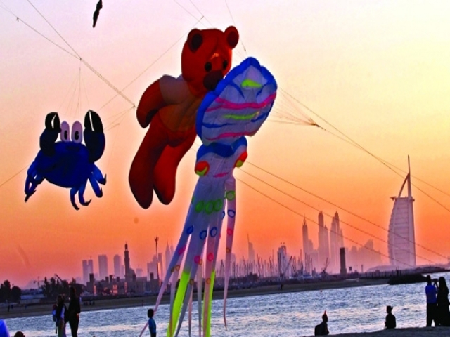 فستیوال پرواز کایت بر فراز دبی