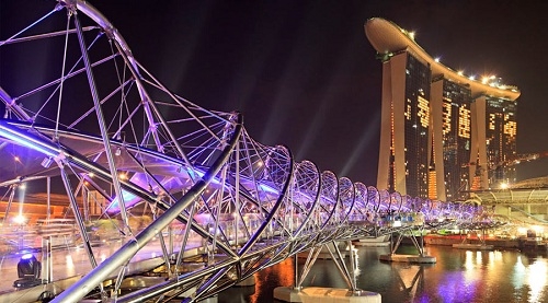درباره پُل مارپیچ هلیکس سنگاپور