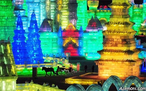 تصاویری از شهر یخی در چین