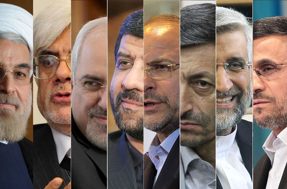 نامزدهای احتمالی ریاست جمهوری 96 ایران
