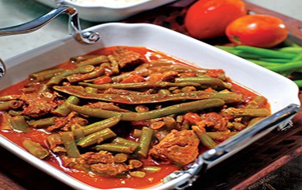 طرز تهیه خورش لوبیا سبز