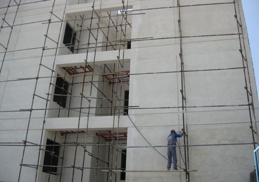 سیمان کاری شسته