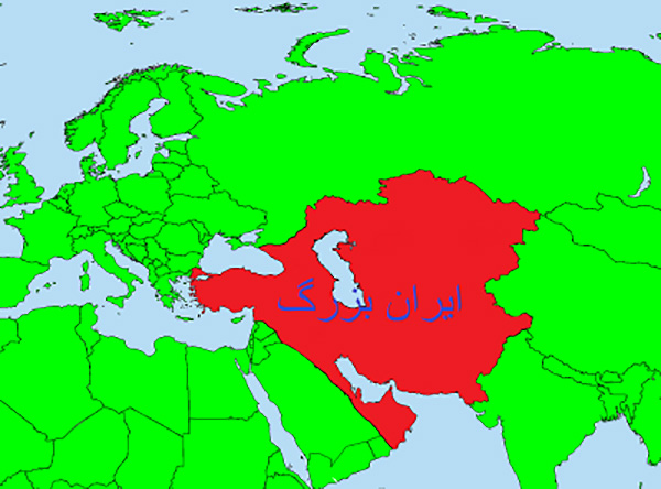 ایران بزرگ در طول تاریخ + نقشه (فلات ایران)