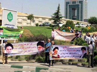 بار دیگر تجمع اعتراض‌آمیز پلاسکونشینان