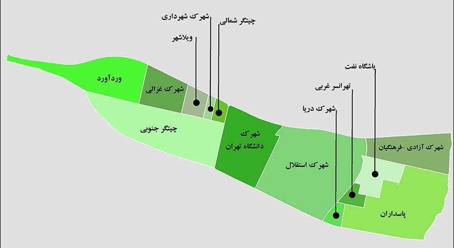بهترین املاک در منطقه 21 تهران