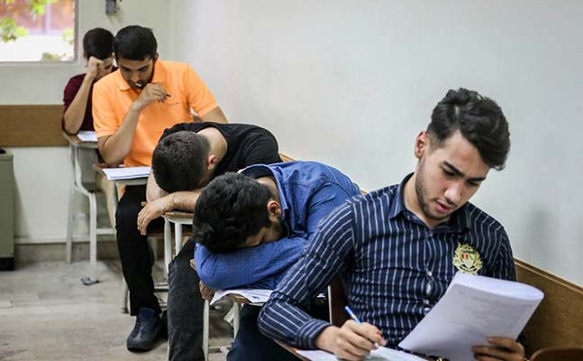 متن و پیام های طنز کنکور