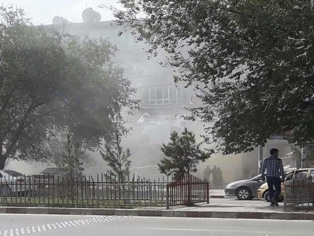 انفجار در نزدیکی سفارت آمریکا در کابل