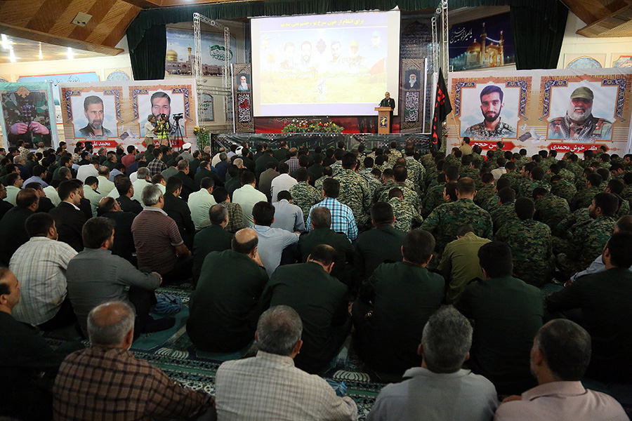 مراسم بزرگداشت شهید مدافع حرم محسن حججی در تهران
