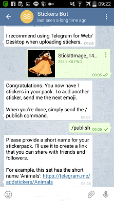 روش ساخت استیکر تلگرام